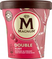 Mängden socker i Double ruby berries & cream