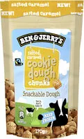 Mängden socker i Ben & Jerry's Dessert Glacé Salted Caramel Cookie Dough Chunks 170g