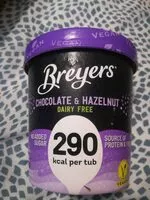 Mängden socker i Breyers chocolate & hazelnut
