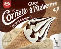 Mängden socker i Cornetto Glace à l'Italienne Vanille & Cacao 140ml