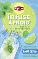 Mängden socker i Infuse à froid menthe+citron vert