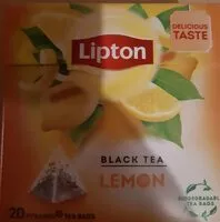 Mängden socker i lipton black tea lemon