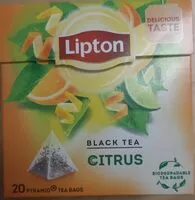 Mängden socker i Black tea citrus