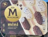 Mängden socker i Magnum Glace Bâtonnet Mini Collection Cookie Mix 8x55ml