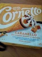 Mängden socker i Cornetto Algida Caramello
