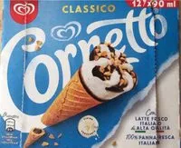 Mängden socker i Cornetto classico