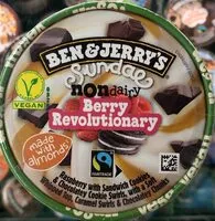 Mängden socker i Ben & Jerry's Glace en Pot Vegan Sundae Berry Revolutionary 427ml