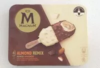 Mängden socker i Magnum Glace Bâtonnet Amande Remix 4x85ml