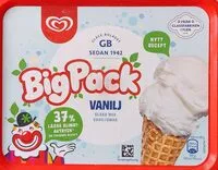 Mängden socker i Big Pack - Vanilj