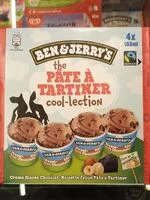 Mängden socker i BEN & JERRY'S Glace Mini Pots The Pâte à Tartiner Cool-lection 4x100ml