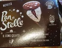 Mängden socker i Pan di stelle cono gelato