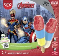 Mängden socker i Avengers Super Heroes water Ices
