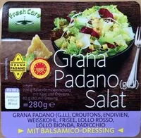 Mängden socker i Grana Padano Salat