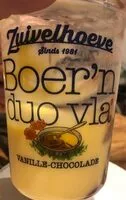 Mängden socker i Boer'n duo vla - vani/choc