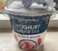 Mängden socker i Yoghurt Griekse Stijl aardbei & granola