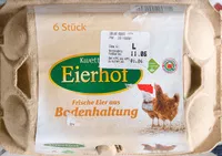 Mängden socker i Frische Eier aus Bodenhaltung