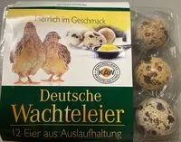 Mängden socker i Wachteleier