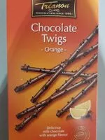 Mängden socker i Chocolate twigs orange