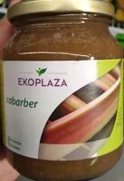 Mängden socker i Ekoplaza rabarber