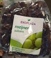 Mängden socker i Rozijnen sultana