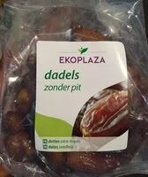 Mängden socker i Dadels zonder pit