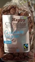 Mängden socker i Chocolade rozijnen