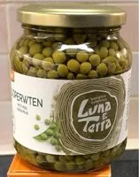 Mängden socker i Petits pois