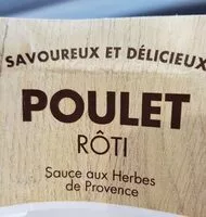 Mängden socker i Sandwich poulet rôti sauce aux herbes de Provence