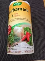 Mängden socker i A. vogel Herbamare Spicy Biologisch