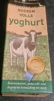 Mängden socker i Boeren volle Yoghurt