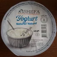Mängden socker i Shefa Natural Yoghurt
