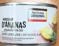 Mängden socker i Morceaux d’ananas