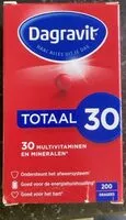 Mängden socker i Totaal 30 vitamins