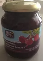 Mängden socker i Betteraves rouges