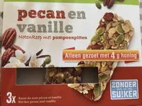 Mängden socker i Barres de Noix Pécan, Vanille et Graines de Citrouille