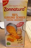 Mängden socker i 100% kukurma gember