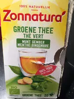 Mängden socker i Zonnatura green thee