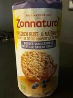 Mängden socker i Galette riz saveur myrtille-vanille