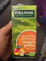 Mängden socker i Thé vert vrais fruits mangue et gingembre