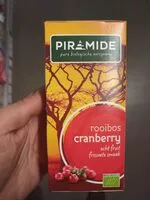 Mängden socker i Thé rooibos cranberry