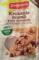 Mängden socker i Krokante muesli pure chocolat - céréales