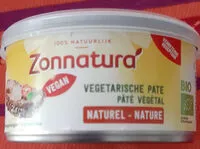 Mängden socker i Pâté végétal