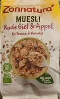 Mängden socker i Muesli Betterave & pomme