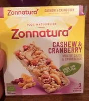 Mängden socker i Noix de cajou et canneberge