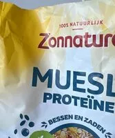 Mängden socker i Muesli Proteine Bessen en Zaden