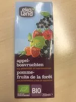 Mängden socker i Pomme-fruits de la forêt