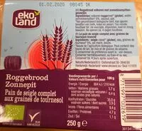 Mängden socker i Roggebrood Zonnepit