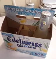 Mängden socker i Edelweiss Givrée sans alcool  goût Citron givré