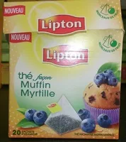 Mängden socker i Thé façon Muffin Myrtille