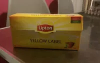 Mängden socker i Lipton Yellow Label Thé Noir 30 Sachets